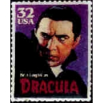 DRACULA PIN HOLLYWOOD MONSTER STAMP PIN 